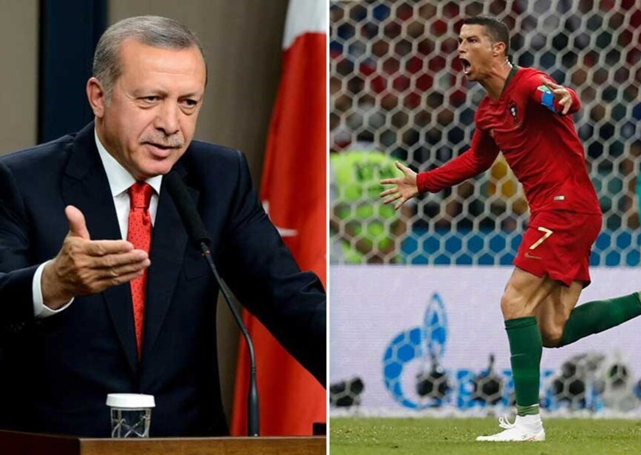 Cumhurbaşkanı Recep Tayyip Erdoğan tarafını seçti! Ronaldo'yu kızdıracak seçim...