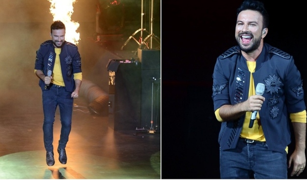 Tarkan yeni albümünün ilk konserini Harbiye'de verdi / VİDEO