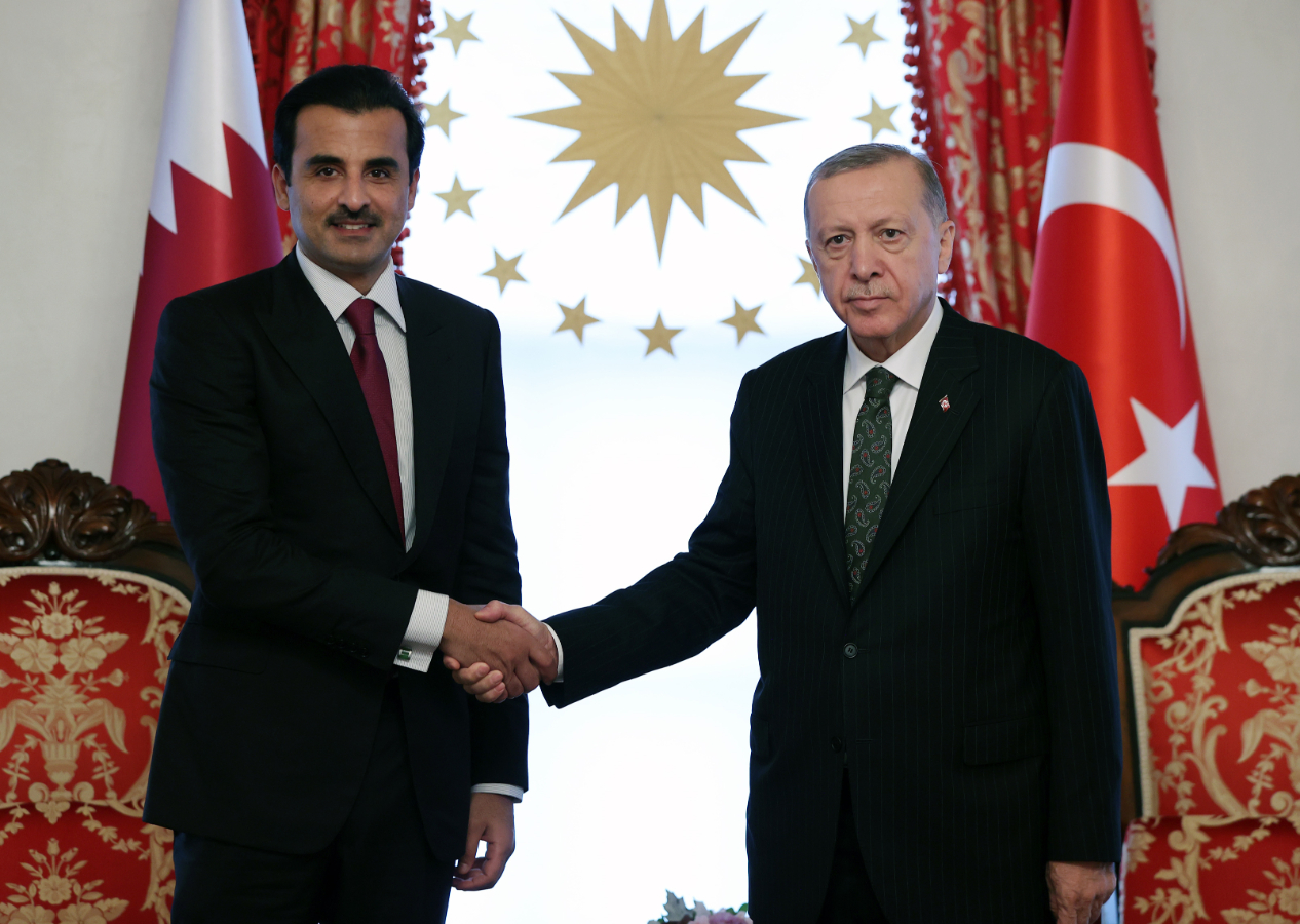 Gündemde İran'daki ateşkes var: Cumhurbaşkanı Erdoğan Katar Emiri Al Sani ile görüştü