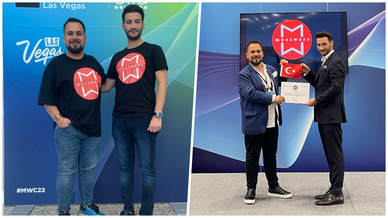 Dünyanın ilk ve tek e-beste platformu “MUSIWARS” Las Vegas'ta görücüye çıktı