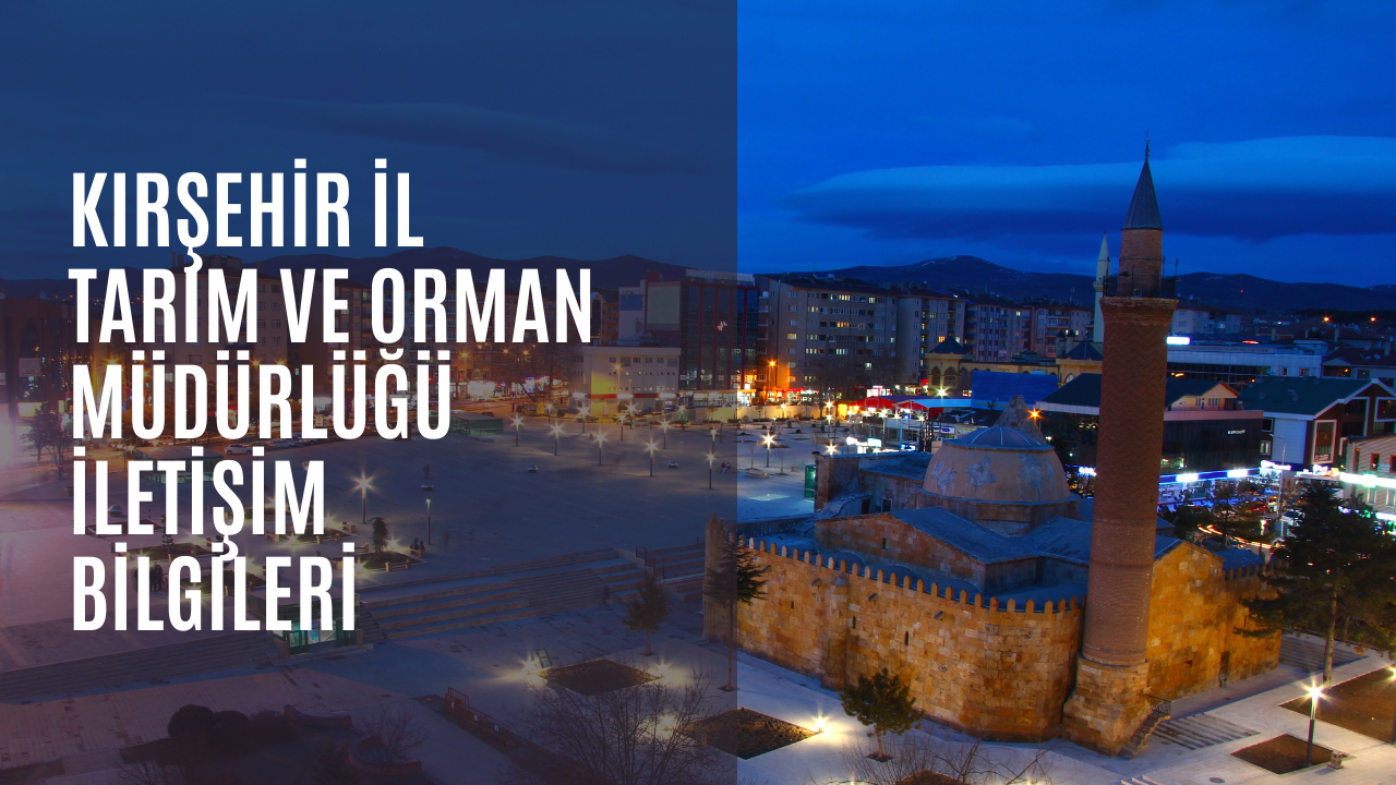 Kırşehir İl Tarım ve Orman Müdürlüğü iletişim bilgileri