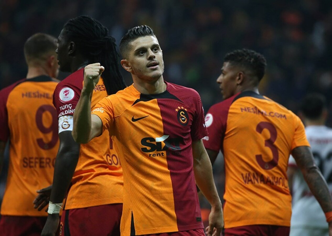 Galatasaray'da Rashica'dan maç sonu galibiyet yorumu: Daha fazlasını da yapabilirdik...