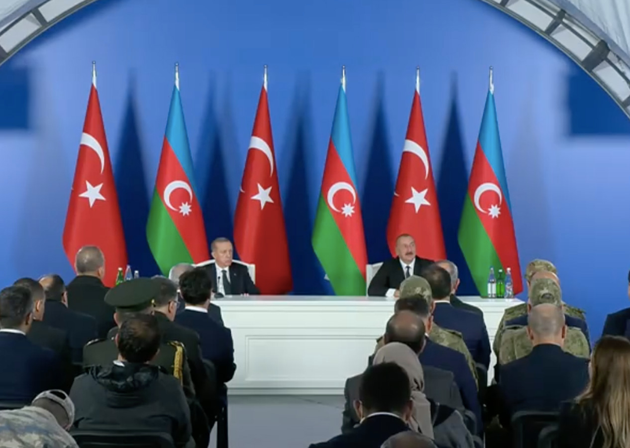 Cumhurbaşkanı Erdoğan ve Aliyev ortak basın toplantısı düzenledi