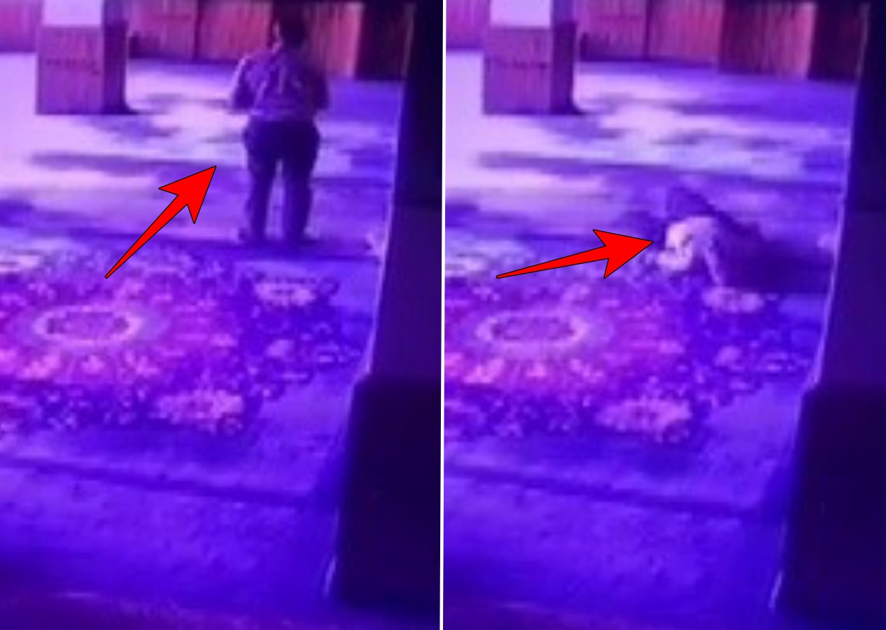 Namaz kılarken kalp krizi geçirdi, hayatını kaybetti! O anlar saniye saniye kamerada...