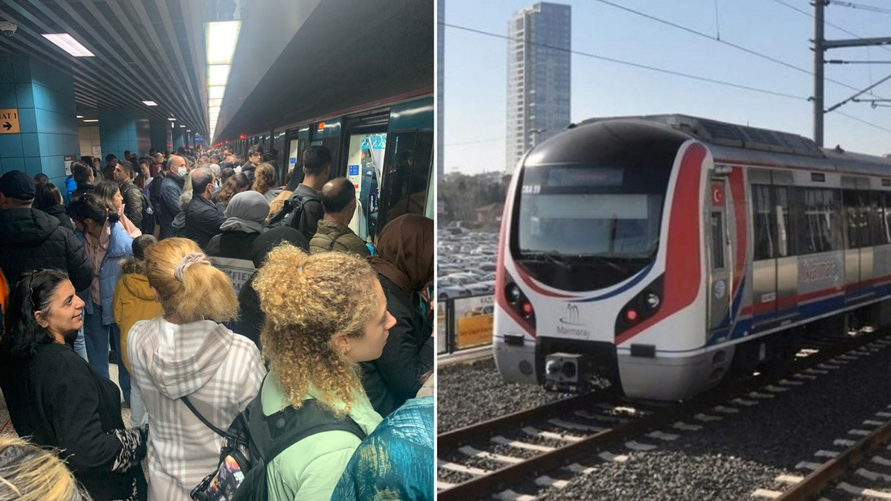 Marmaray Yenikapı istasyonunda intihar! Twitter'dan duyuruldu... Seferler durdu...