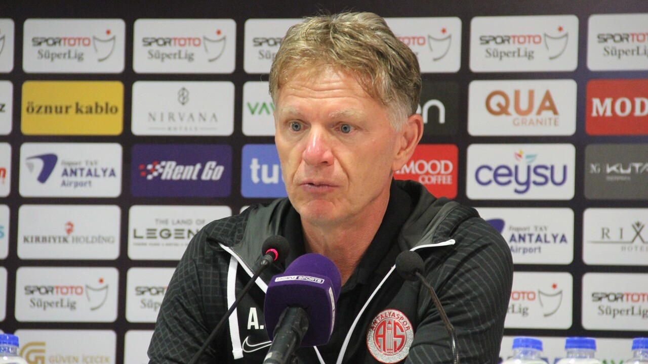 Antalyaspor Teknik Sorumlusu Groenendijk: Kötü periyotları bitirmek için en iyi ilaç bu galibiyetti...
