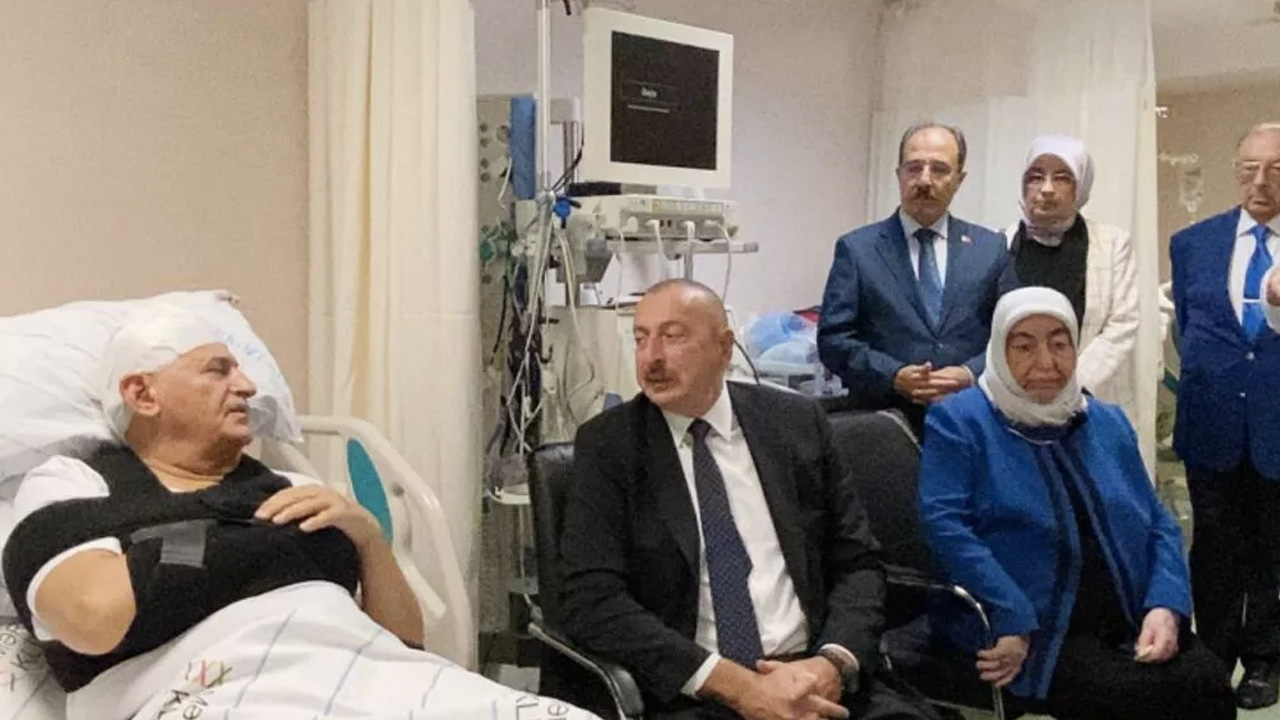 Azerbaycan'da kaza geçiren Binali Yıldırım İstanbul'a geldi