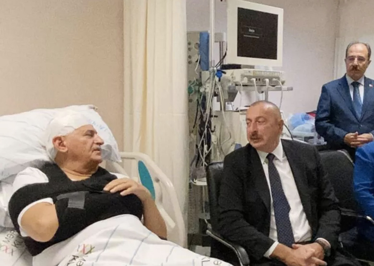 Azerbaycan'da kaza geçiren Binali Yıldırım İstanbul'a geldi