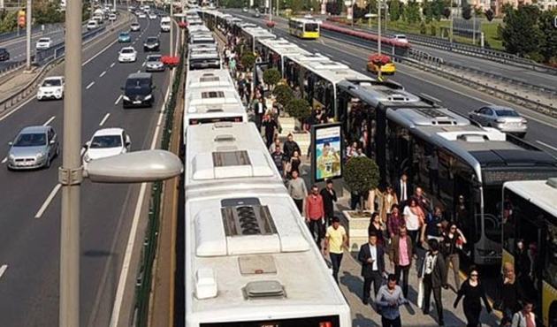 Metrobüs seferleri durdu! Sebep bonzai krizi...