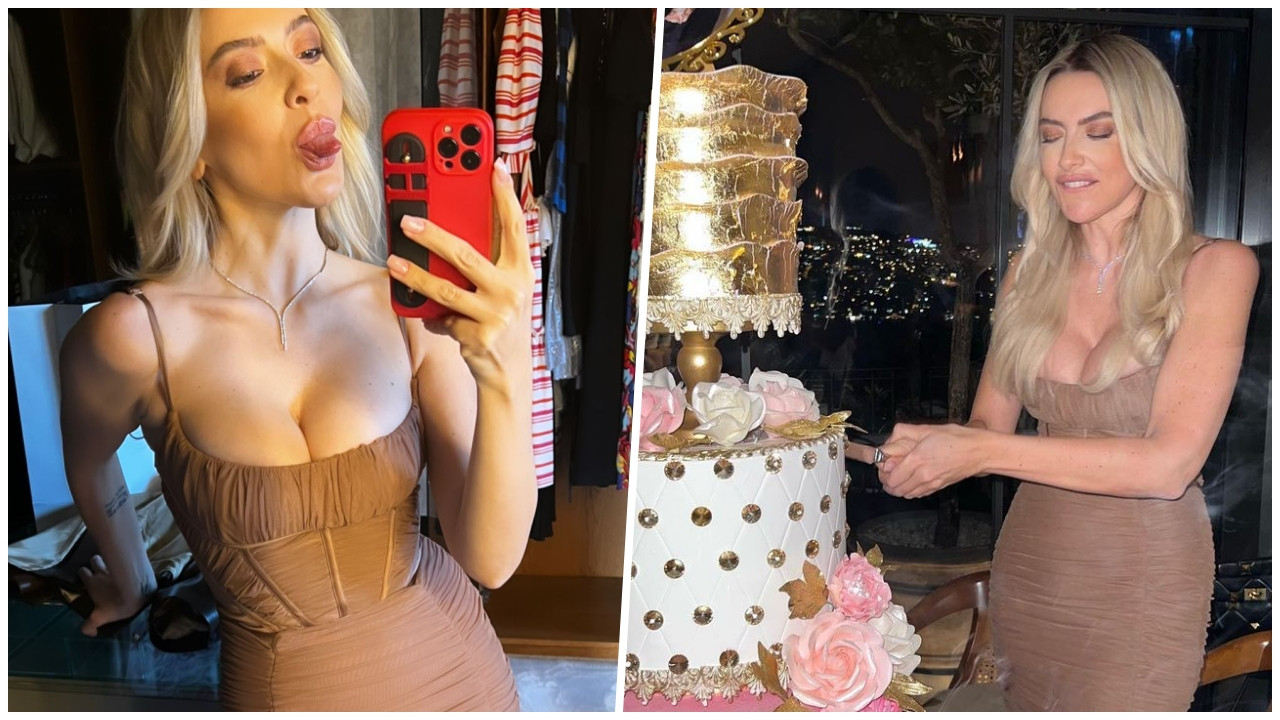 Hadise'den olay doğum günü kareleri! Dekolteyi abarttı