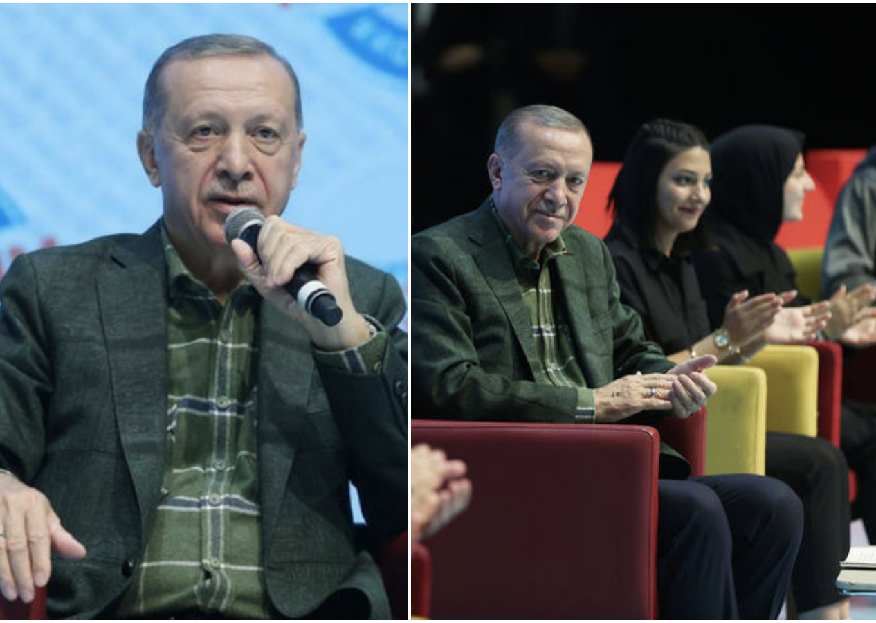 Cumhurbaşkanı Erdoğan gençlerle bir araya geldi: ‘Biji Serok Erdoğan’ tezahüratlarıyla karşılandı