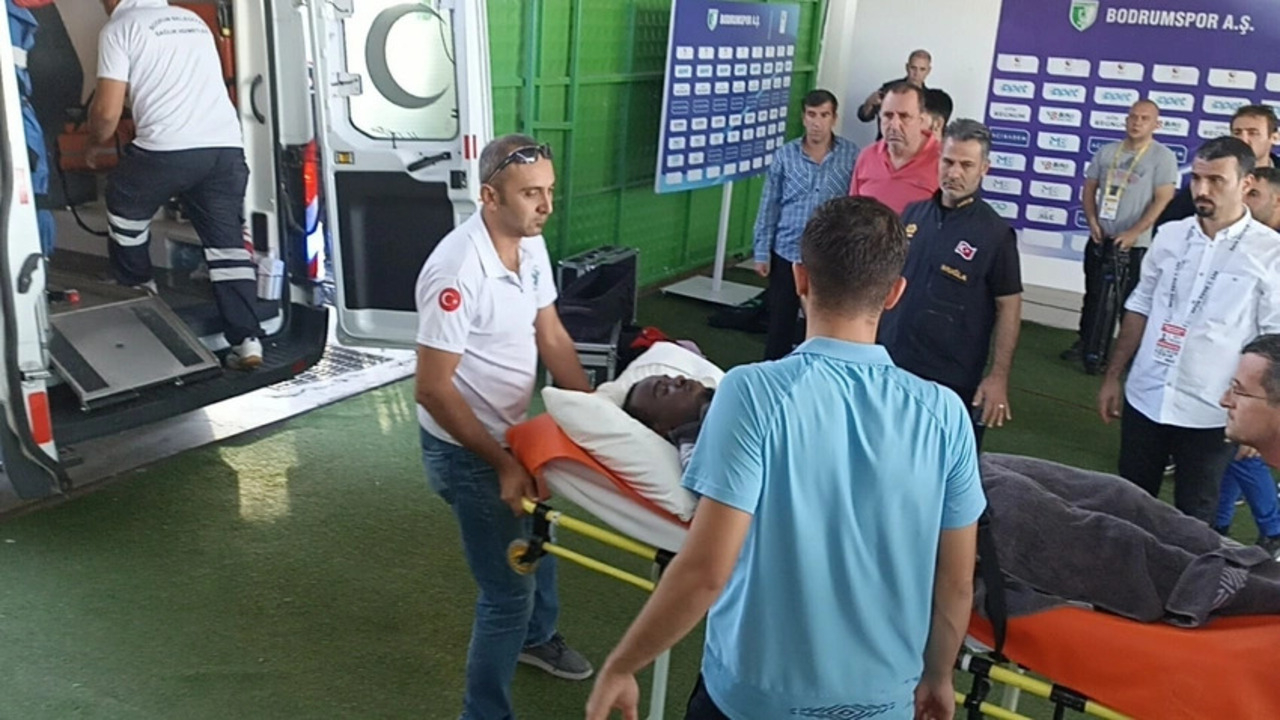 Yürekler ağza geldi!! Bandırmasporlu Isaac'ın dili boğazına kaçtı, boğulmaktan son anda kurtuldu...