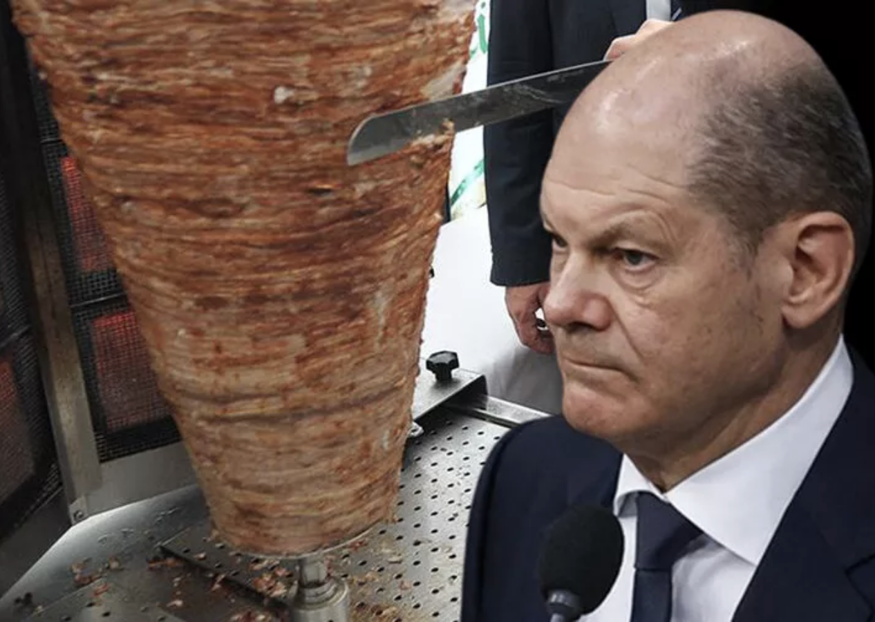 Almanya Başbakanı Scholz'a 'döner fiyatları' üzerinden protesto: "Putin’le konuşun, döner yine 4 Euro olsun"