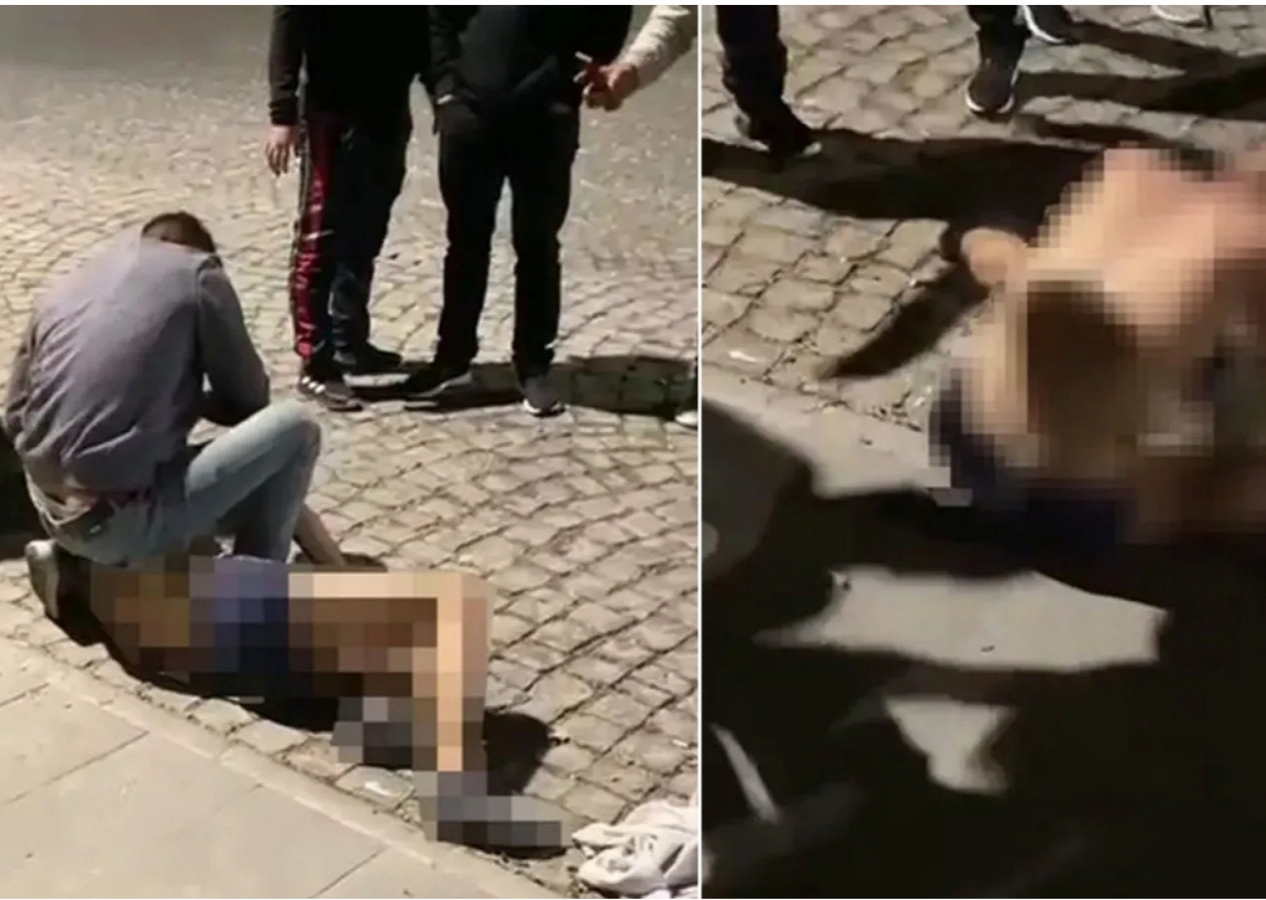 Kız kardeşlerine taciz mesajı atan gence meydan dayağı: Yarı çıplak dövüp, yüzünü jiletle kestiler!