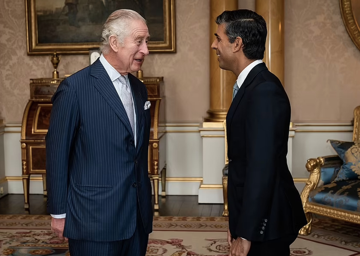 Rishi Sunak, Kral 3. Charles'tan görevi aldı: Hükümeti kuracak