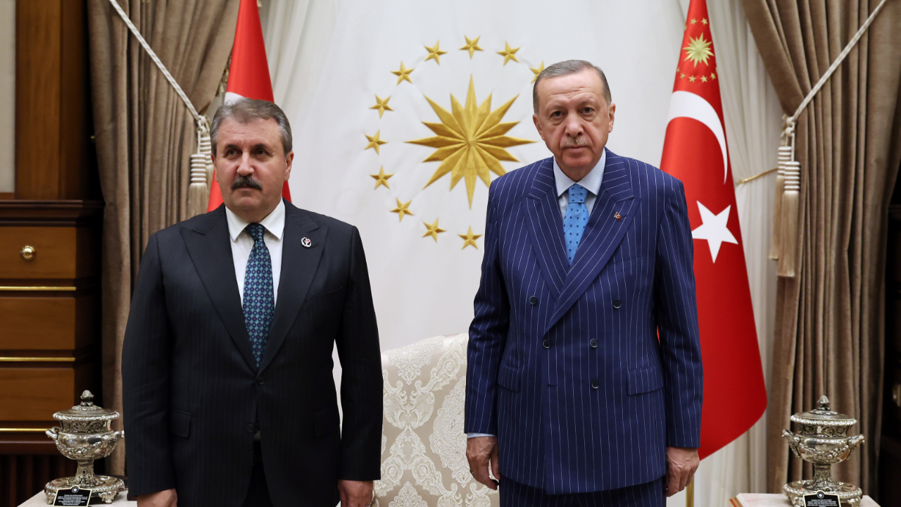 Cumhurbaşkanı Erdoğan BBP lideri Destici'yi ağırladı