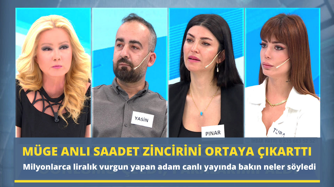 Müge Anlı saadet zincirini ortaya çıkarttı! Milyonlarca liralık vurgun yapan Mustafa İnce canlı yayında bakın neler söyledi