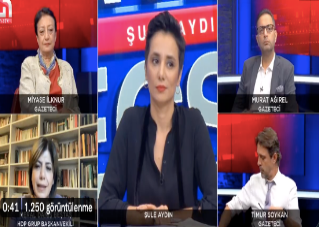 Örgütün sözcülüğünü yapan Halk TV'ye Gülgün Feyman'dan tepki