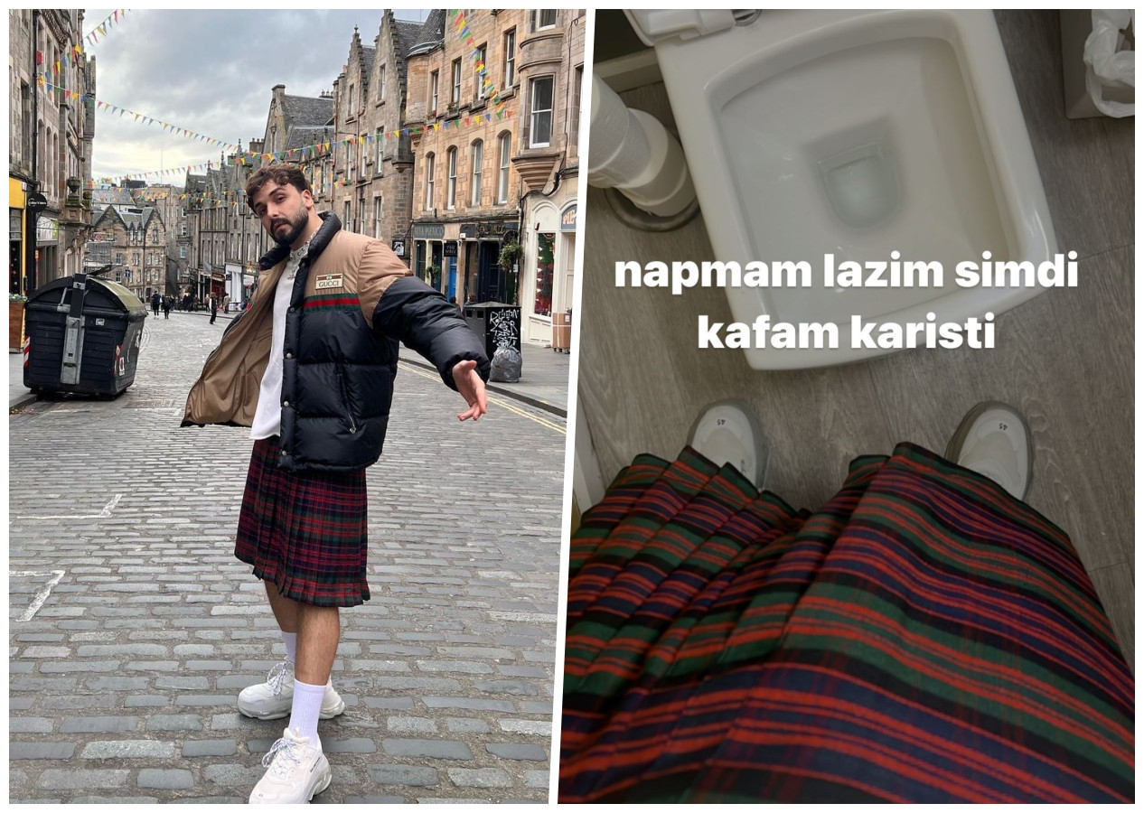 Etek giyen rapçi Sefo'ya tepki yağıyor! Yazar Said Ercan birbirlerine girdiler