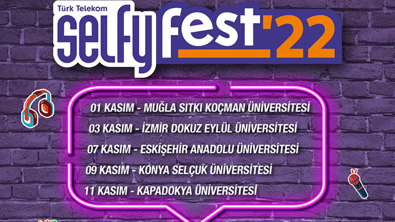 Türk Telekom Selfy ile kampüslerde: Festival coşkusu başlıyor