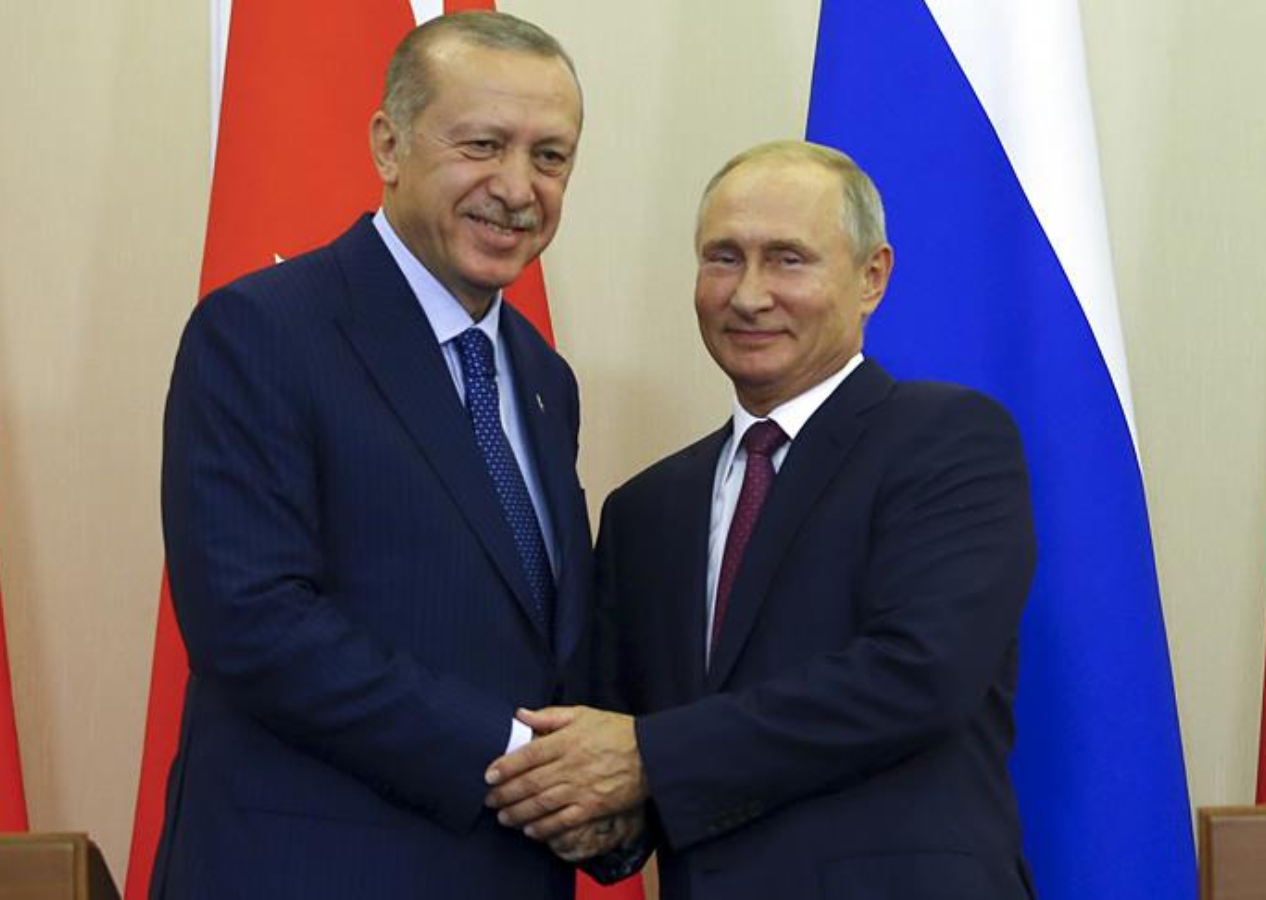 Cumhurbaşkanı Erdoğan, Rusya Devlet Başkanı Putin ile görüştü
