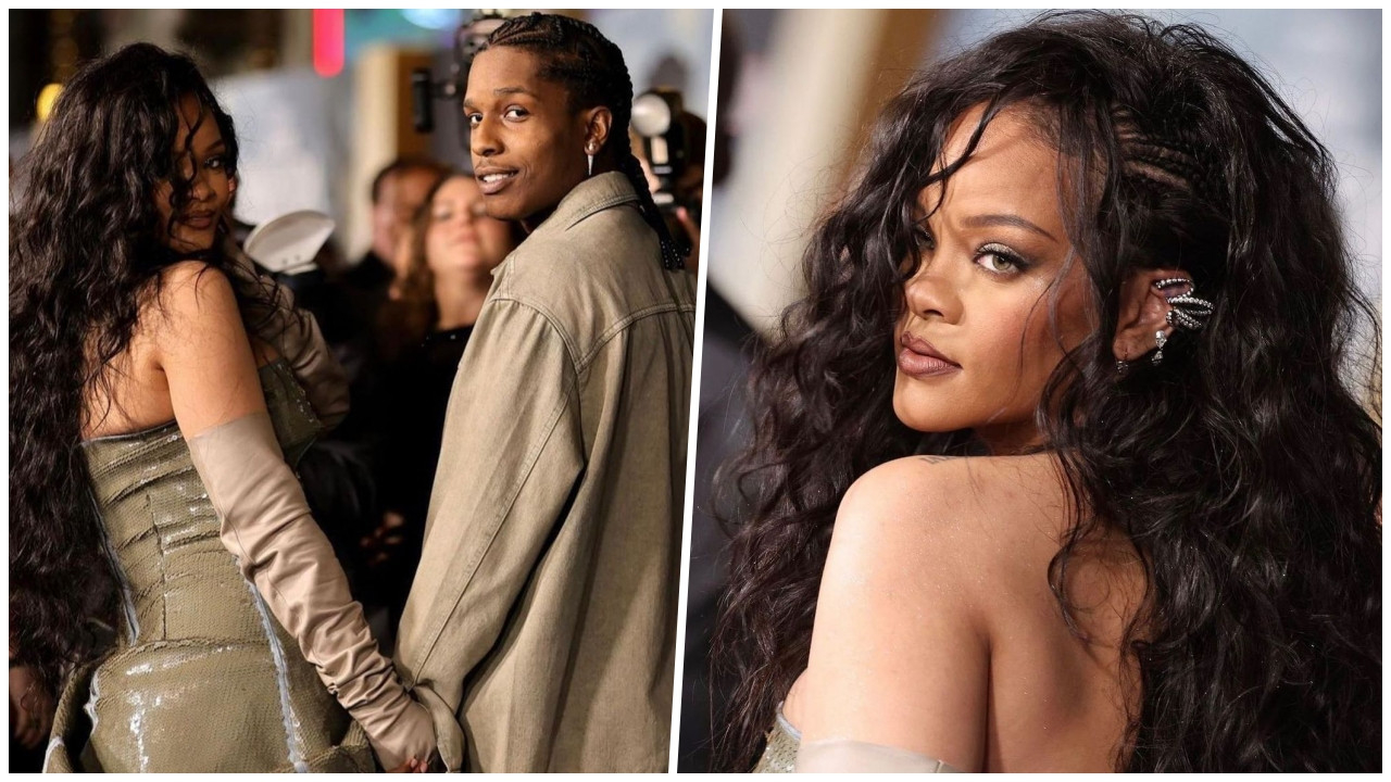 Rihanna doğumdan sonra ilk kez kırmızı halıda