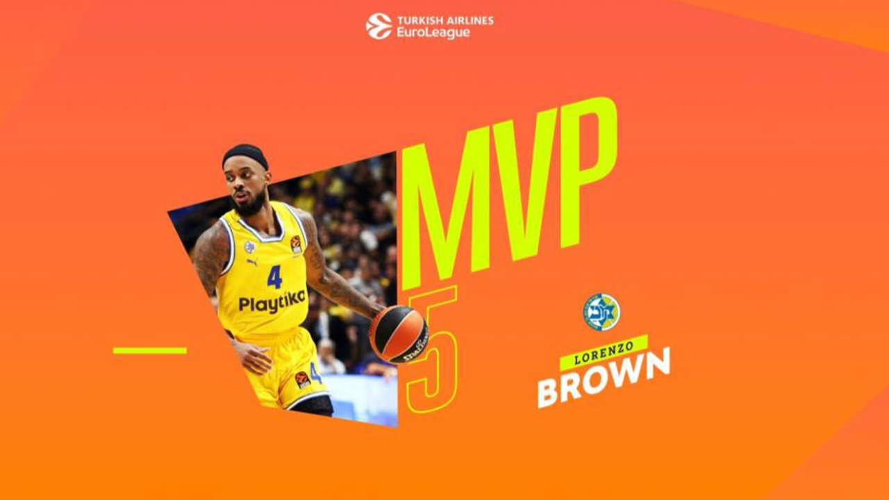 Euroleague'de 5. haftanın MVP'si Lorenzo Brown