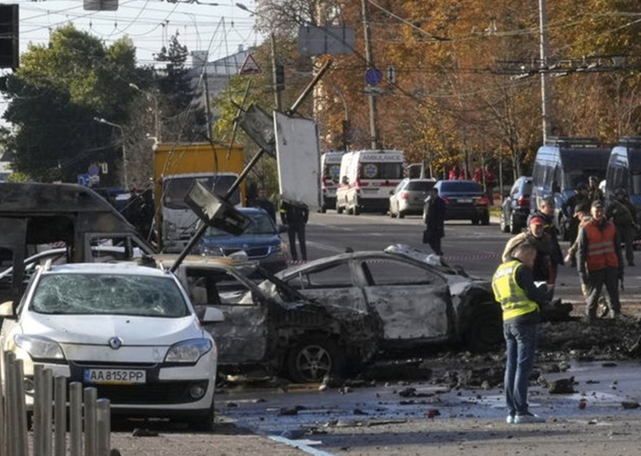 Kiev'de patlama sesi duyuldu