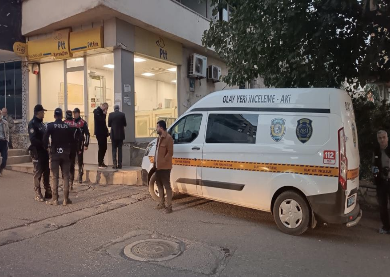 Gaziantep'te PTT şubesini soydular