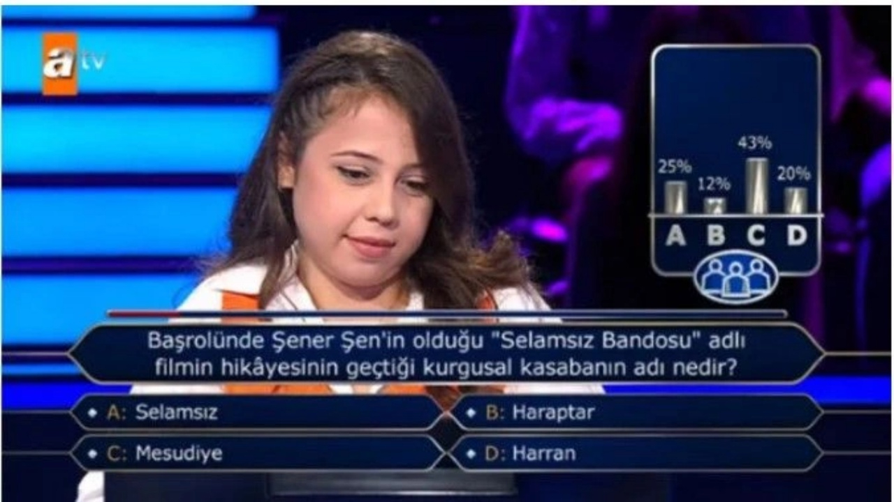 Kim Milyoner Olmak İster'de Şener Şen Sorusu Herkesi Ters Köşeye Yatırdı!