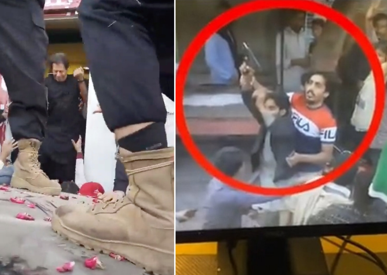 Pakistan eski Başbakanı İmran Han'a suikast girişimi: Bacağından yaralandı! İşte saldırı görüntüleri...