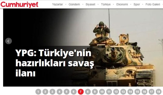 Cumhuriyet Gazetesi'nde skandal...