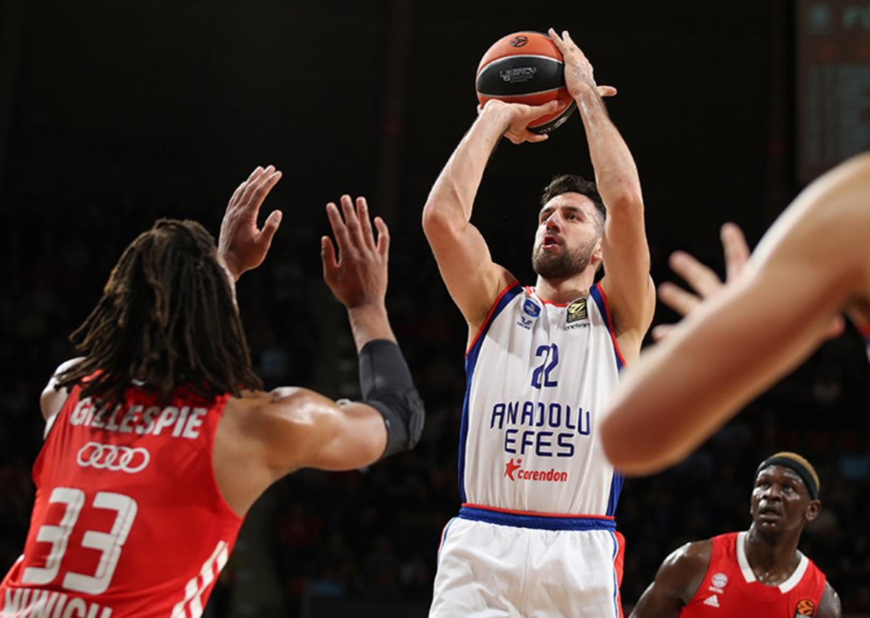 Anadolu Efes Bayern Münih’e 81-78 yenildi
