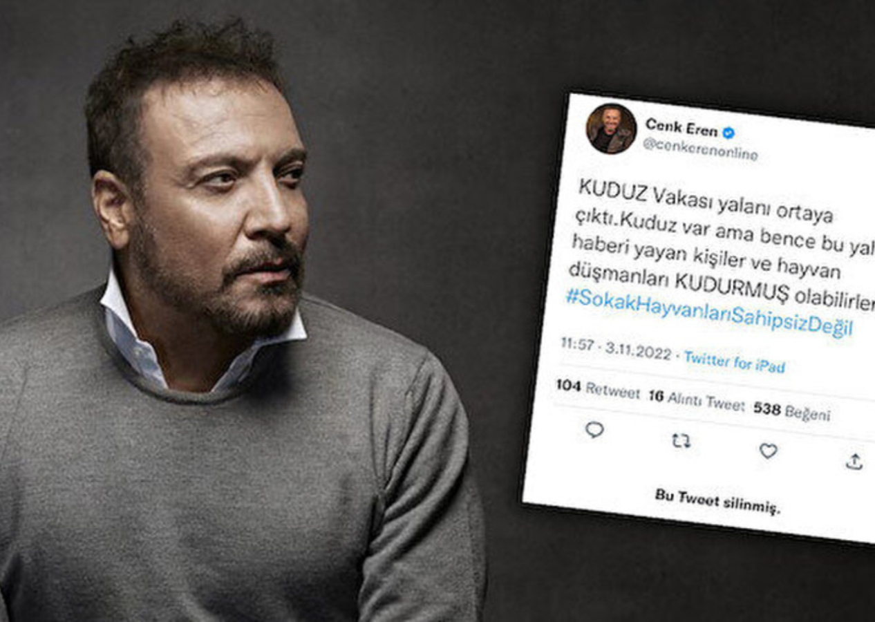 ‘Kuduz vakası yalan’ dedi, kısa sürede çark etti