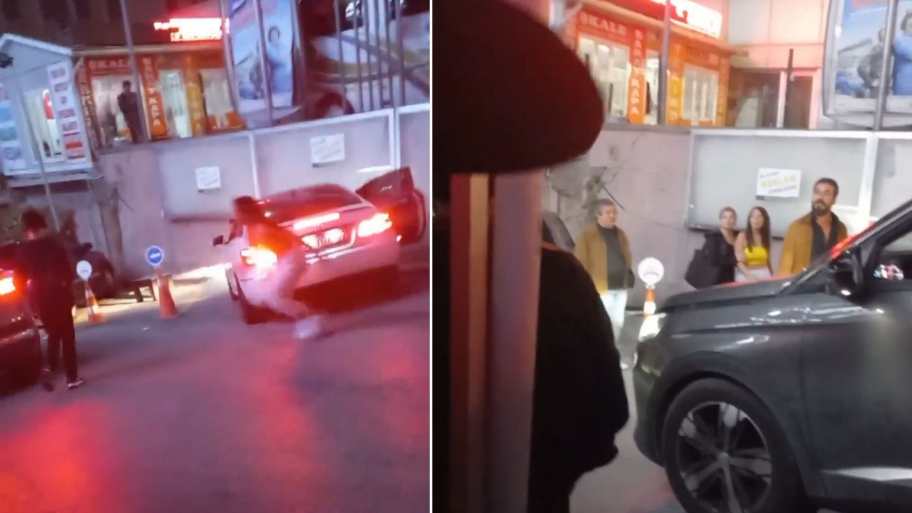 Beylikdüzü'nde iki kadının kavgası kamerada: Seni öldürürüm!