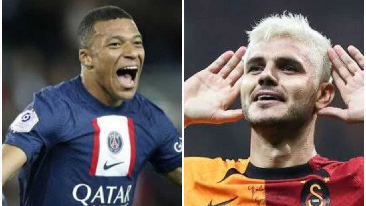 Icardi'den paylaşım Mbappe'den yorum! Gecenin derbisi konuşulmaya devam ediyor...