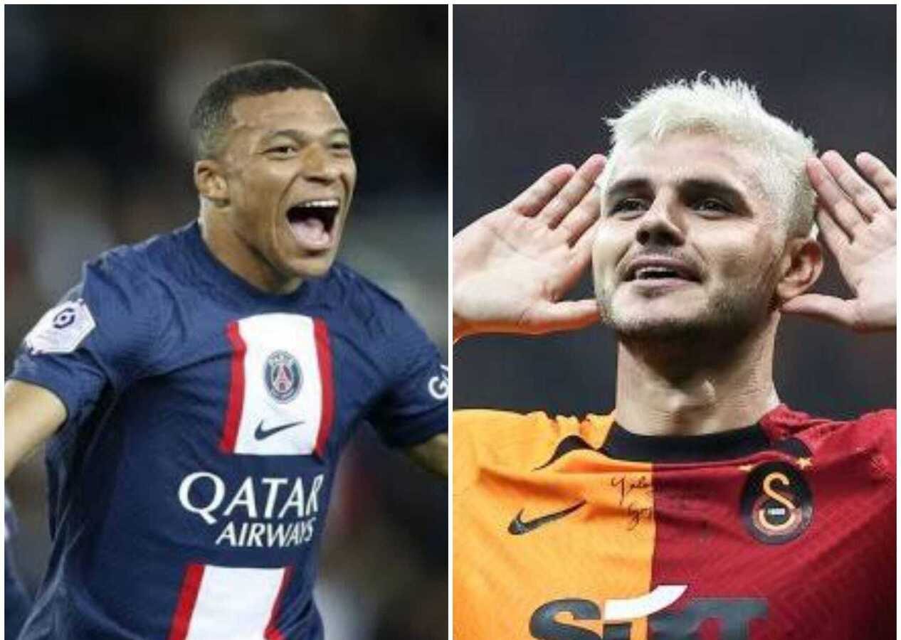 Icardi'den paylaşım Mbappe'den yorum! Gecenin derbisi konuşulmaya devam ediyor...