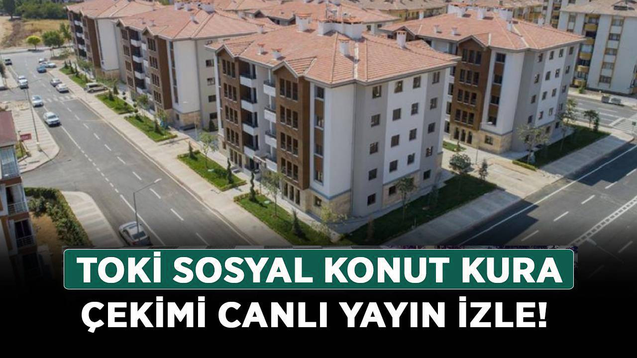 Sosyal konut projesinde kura çekimi başladı