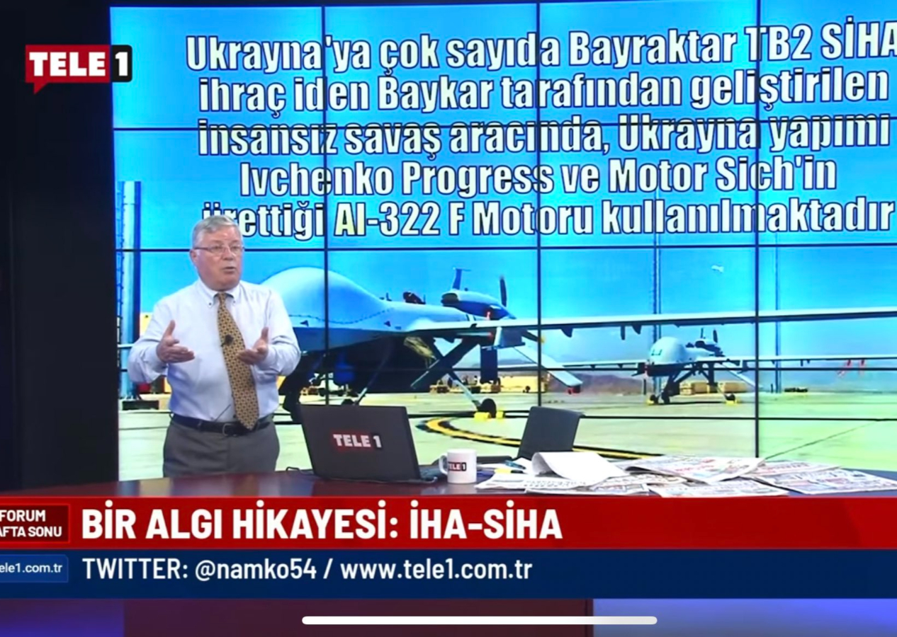 Fondaş TELE 1'in SİHA hazımsızlığı! Bayraktar'a karşılık terörist SİHA'larını örnek gösterdi