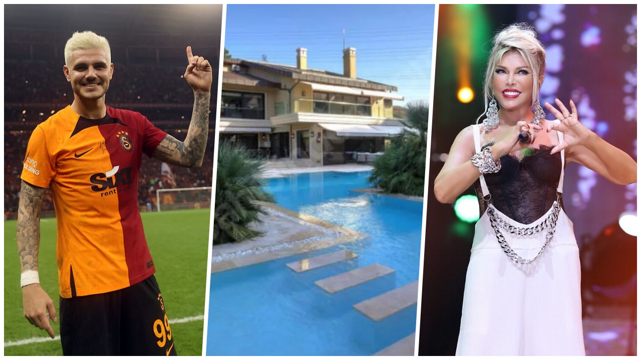 Galatasaray'ın yıldızı Mauro Icardi, Ajda Pekkan'ın Sarıyer'deki  ultra lüks villasına talip oldu