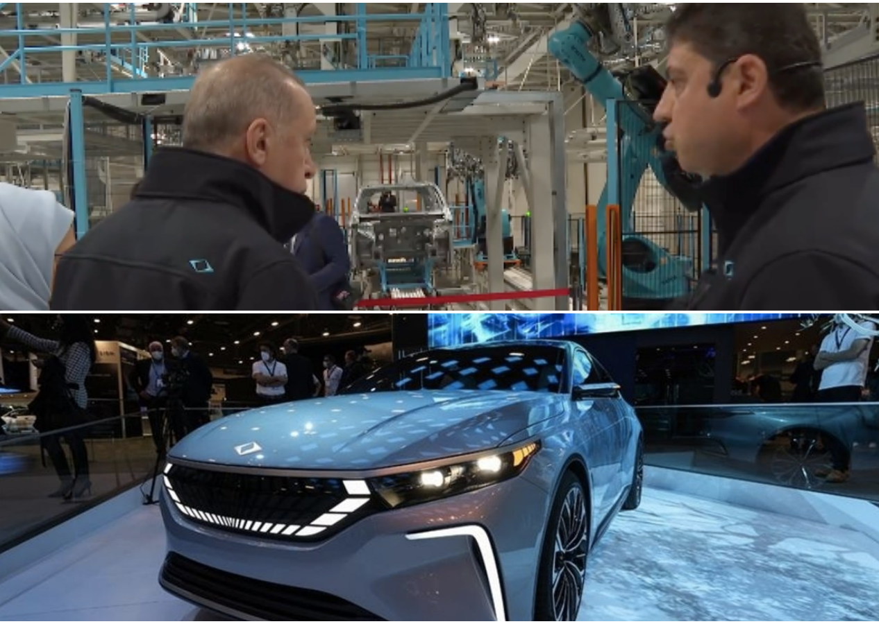 Cumhurbaşkanı Erdoğan 'yok' denilen fabrikayı gezdi! Robotik montajlama dikkati çekti