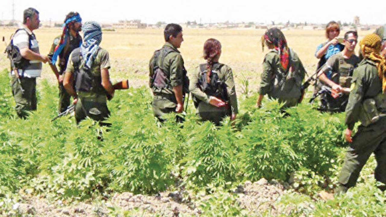PKK'lı teröristler yıllardır uyuşturucu trafiğini kontrol ediyor