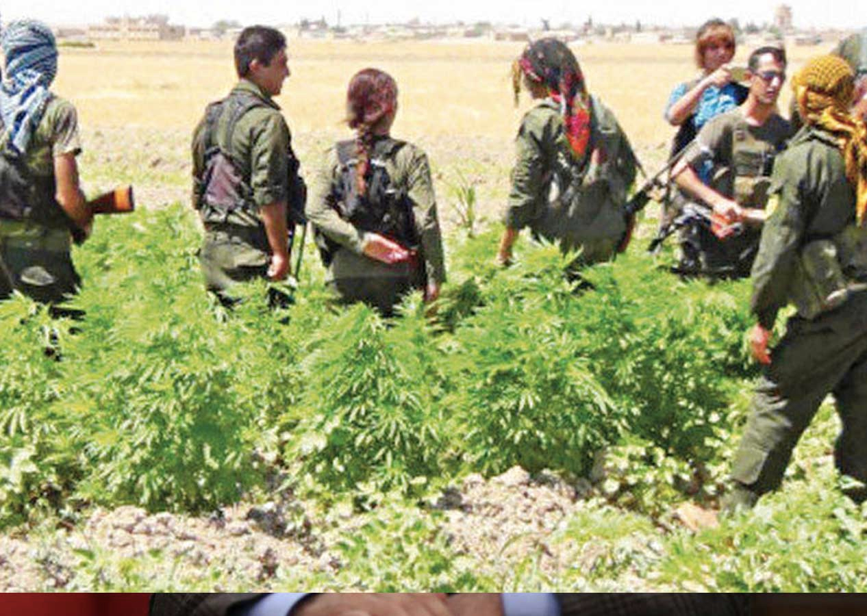 PKK'lı teröristler yıllardır uyuşturucu trafiğini kontrol ediyor