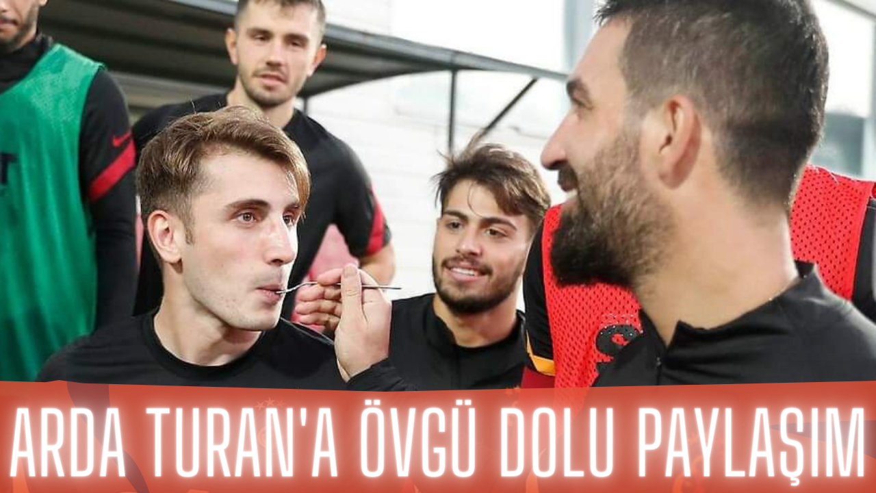 Galatasaray'ın genç yıldızı Kerem Aktürkoğlu'ndan Arda Turan'a övgü dolu veda paylaşımı