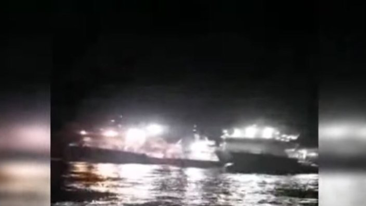 Türk teknesi mayına çarptı!