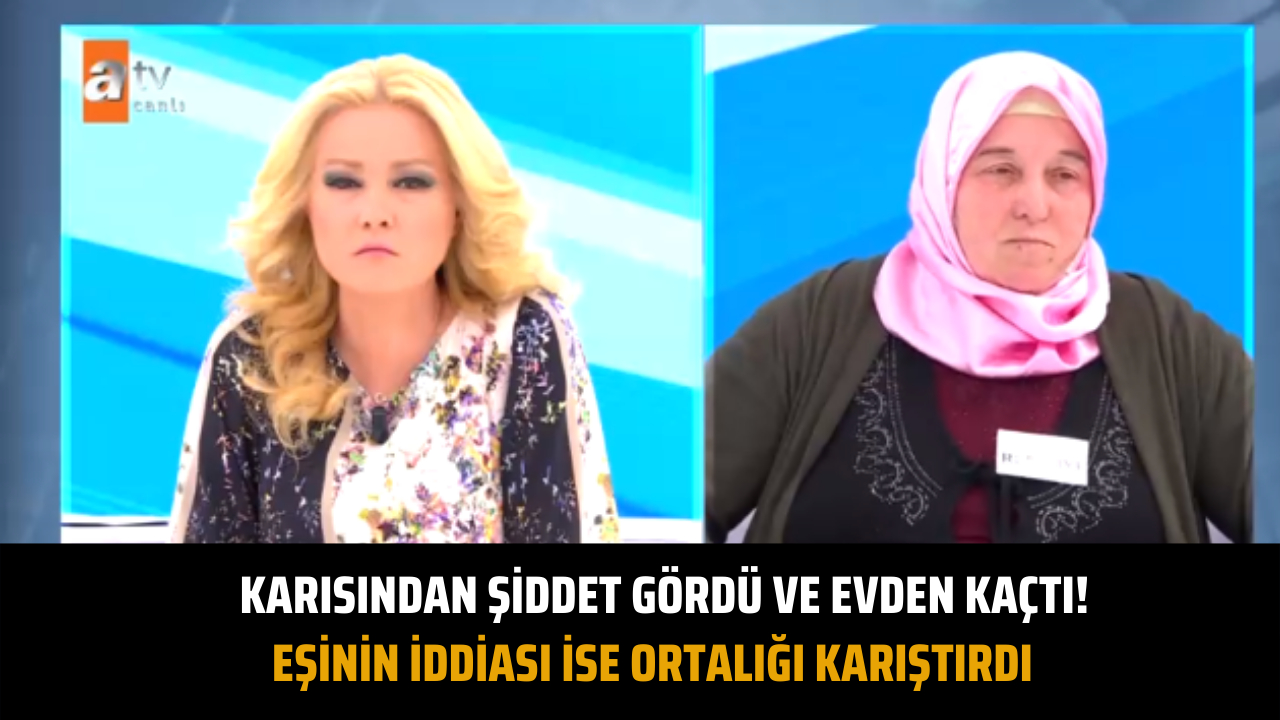Karısından şiddet gördü ve evden kaçtı! Eşinin iddiası ise ortalığı karıştırdı