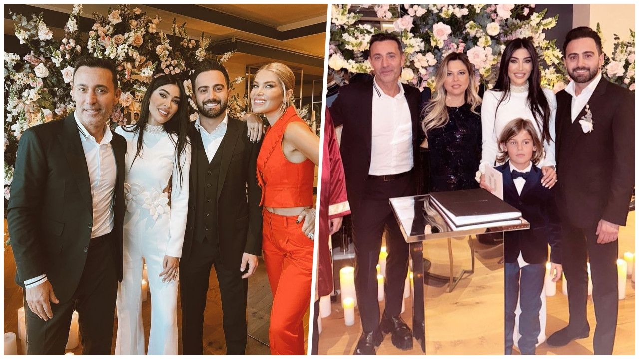 Melis Sütşurup'un kardeşi Simge Sütşurup dünyaevine girdi! Nikah şahidi Mustafa Sandal oldu