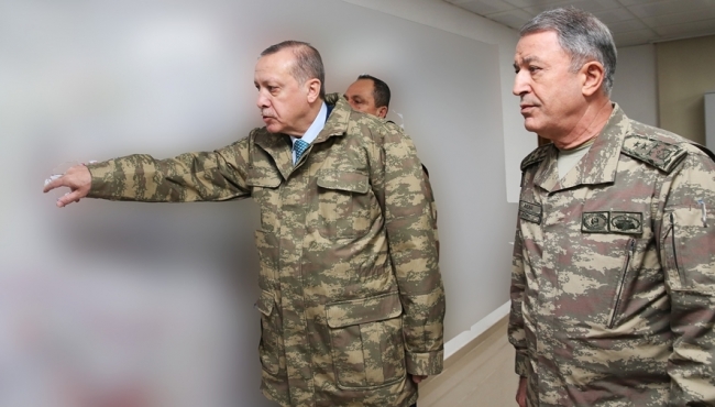 Cumhurbaşkanı Erdoğan Suriye sınırında...