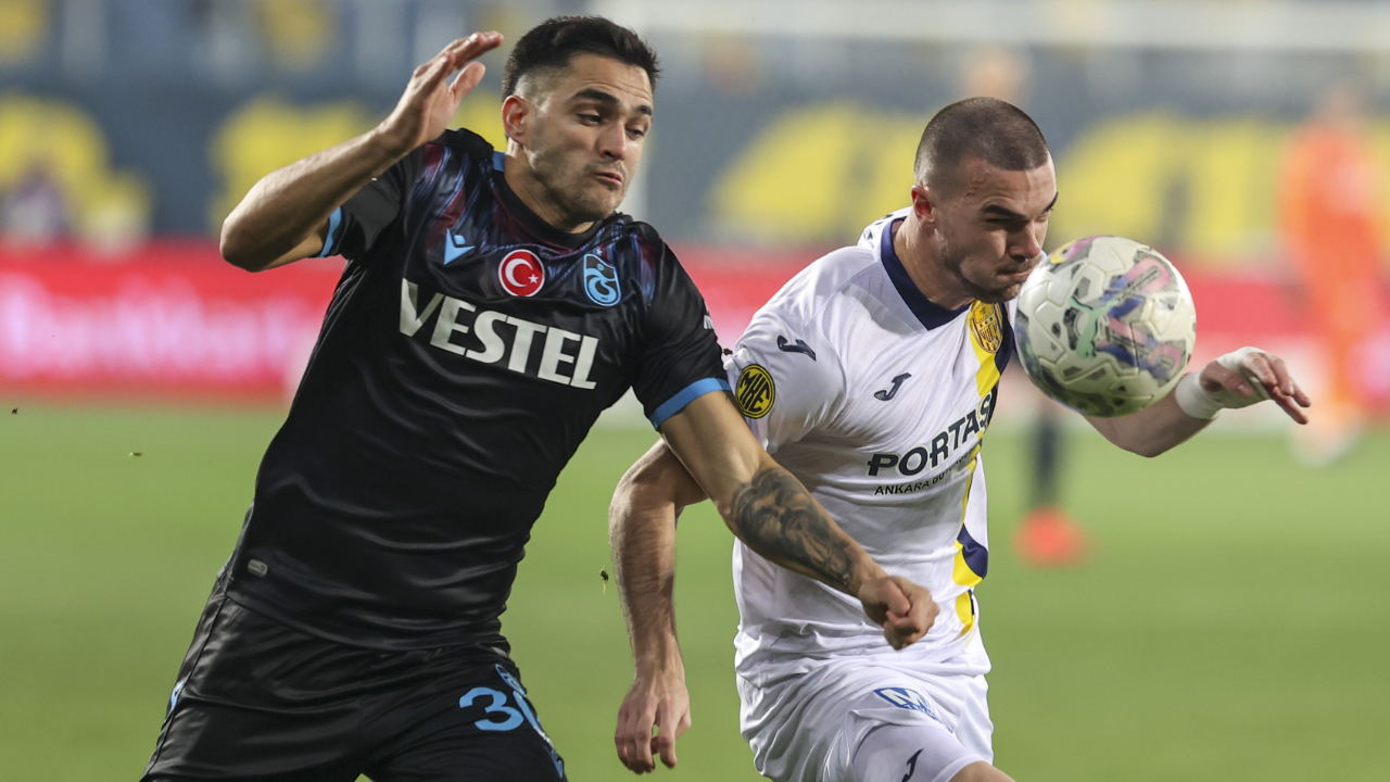 (GENİŞ ÖZET) Ankaragücü konuk ettiği Trabzonspor ile berabere kaldı