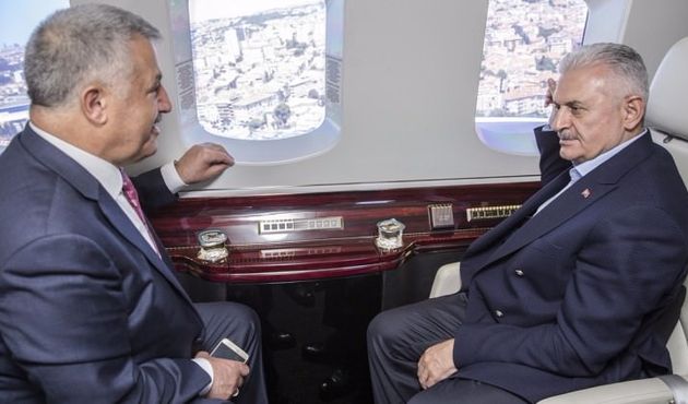 Başbakan Yıldırım 3. Havalimanı inşaatını inceledi!